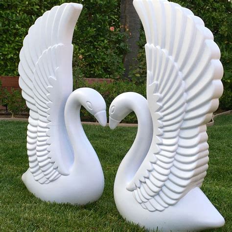 swan party decorations|decorative swans for sale.